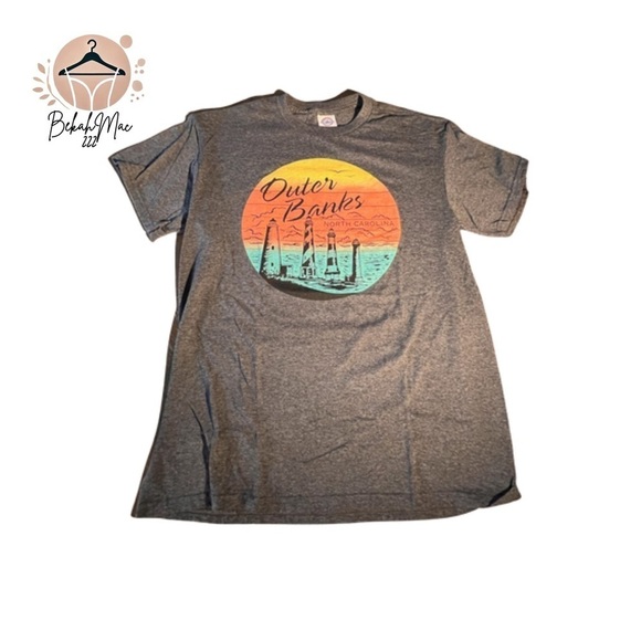 Outer Banks Graphic Tee M Delta Pro Weight Men’s Stylish & Comfortable - Picture 1 of 6